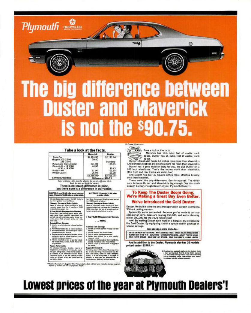 1979 Plymouth Auto Advertising